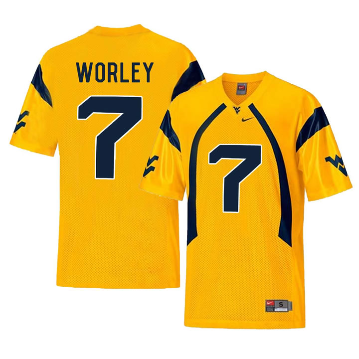 West Virginia Mountaineers 7 Daryl Worley Gold College Football Jersey Dzhi,We sell and wholesale West Virginia Mountaineers 7 Daryl Worley Gold College Football Jersey Dzhi on line form chian!